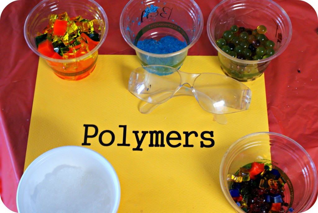 Using Polymers in a Mad Science Birthday Party with a link to purchase the kit!