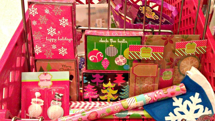 Target Dollar Spot Wrapping Paper and Cards