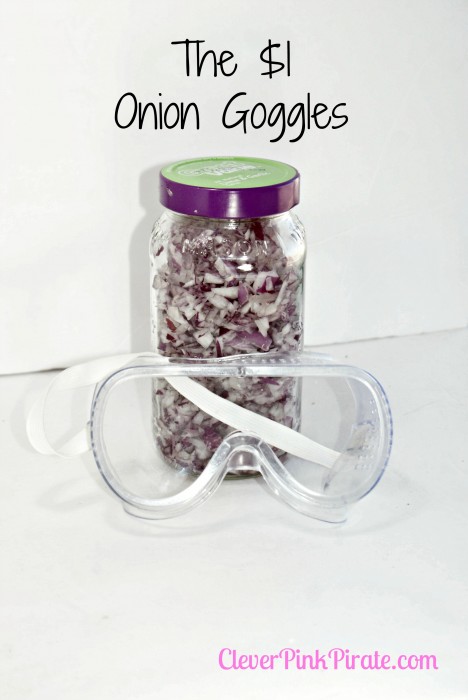 Onion Goggles for $1 via @CleverPirate http://www.cleverpinkpirate.com