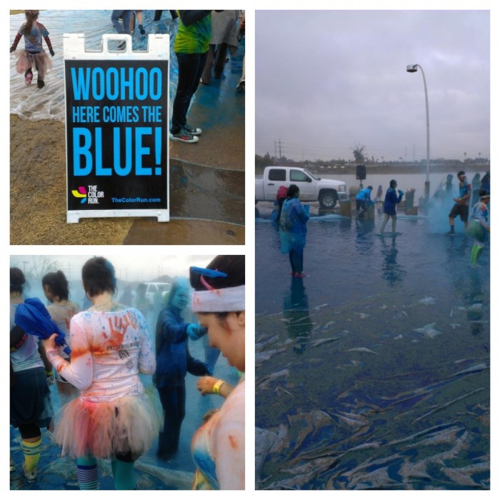 Here Comes The Blue at the Color Run