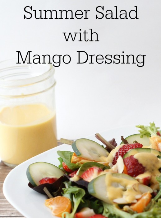 Summer Salad with Mango Dressing