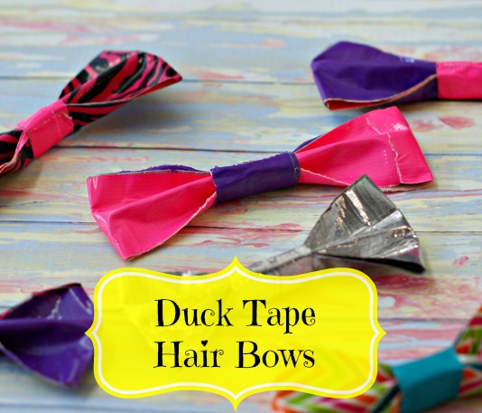Duck Tape Hair Bows