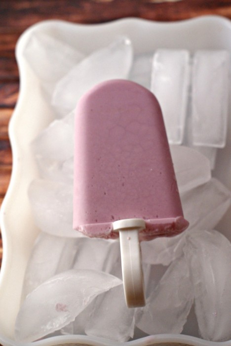 Grape Frozen Yogurt Popsicle Recipe