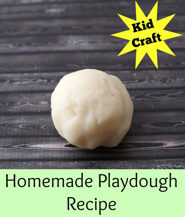 Homemade Playdough Recipe ~ Safe for kids!