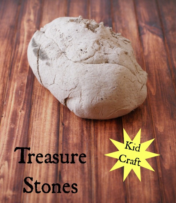 Kid's Craft: Treasure Stones ~ A fun activity where kids can hide their treasure into a stone!