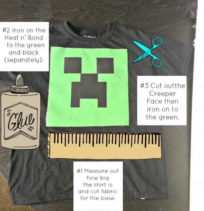 How To Make a Minecraft Creeper Shirt