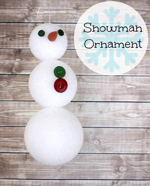 Snowman Ornament for Kids