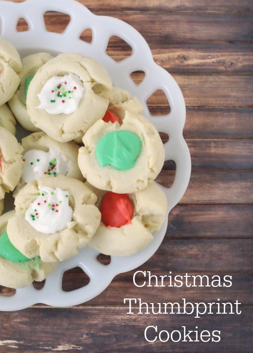 Christmas Thumbprint Cookie Recipe