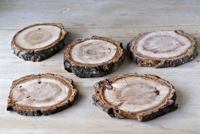 What to do with wood slices from a Christmas tree