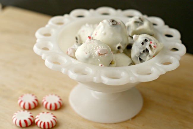 Peppermint truffles with candy cane Jo Jos
