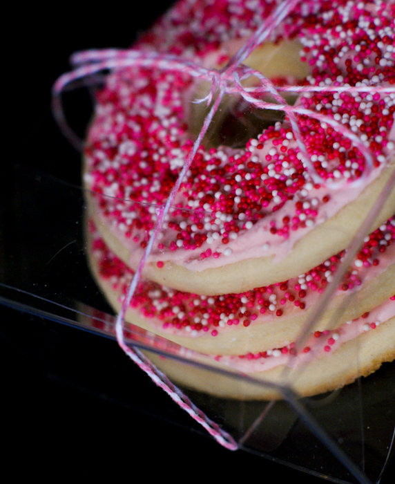 Donut Sugar Cookies for Valentine's Day
