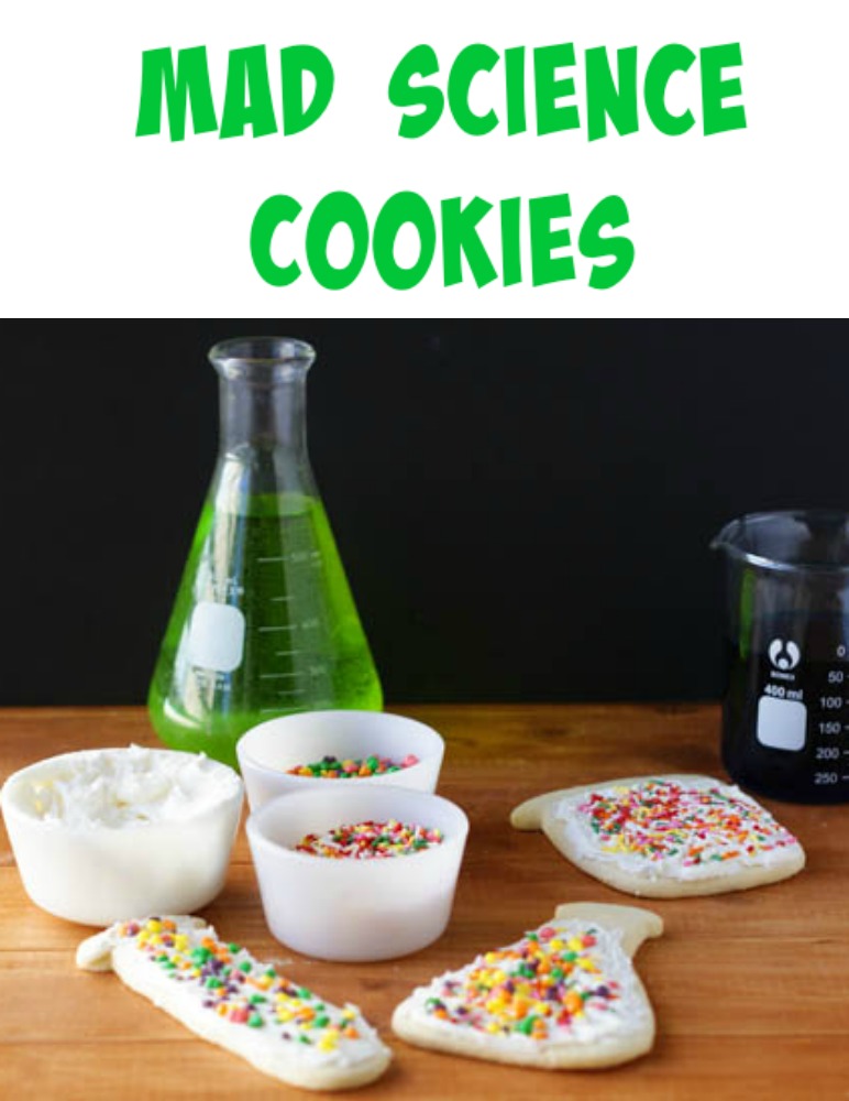 Mad Science Cookies Perfect For a Mad Science Party