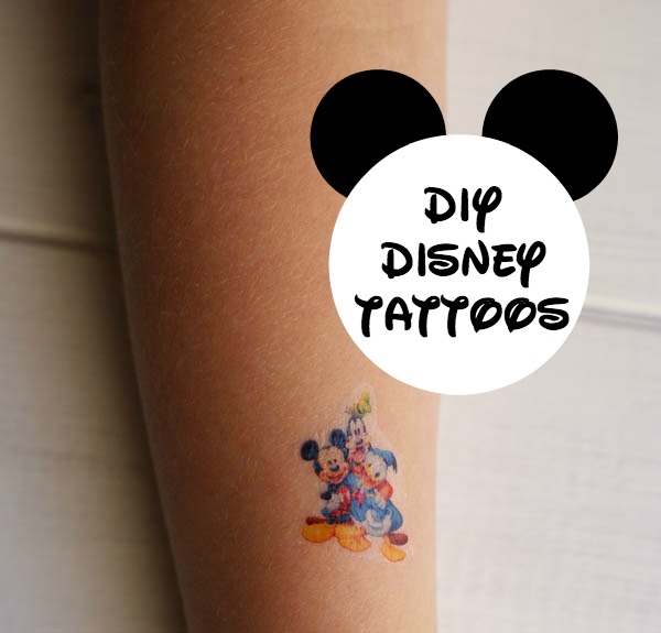 DIY Printable Disney Tattoos