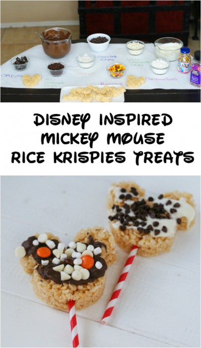 Disney Inspired Mickey Mouse Rice Krispies ~ Perfect for a birthday party!