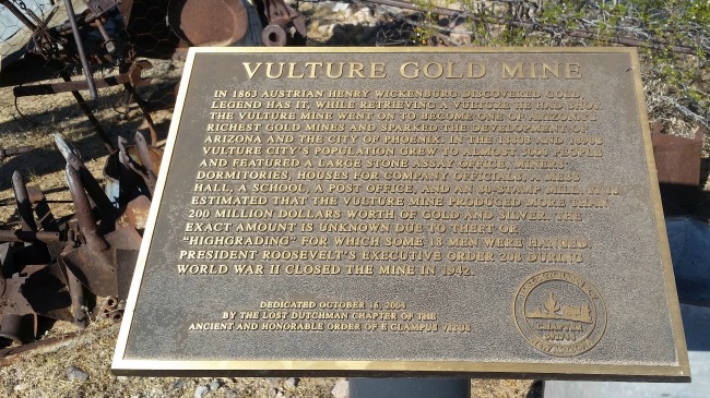 Visting Vulture Mine AZ