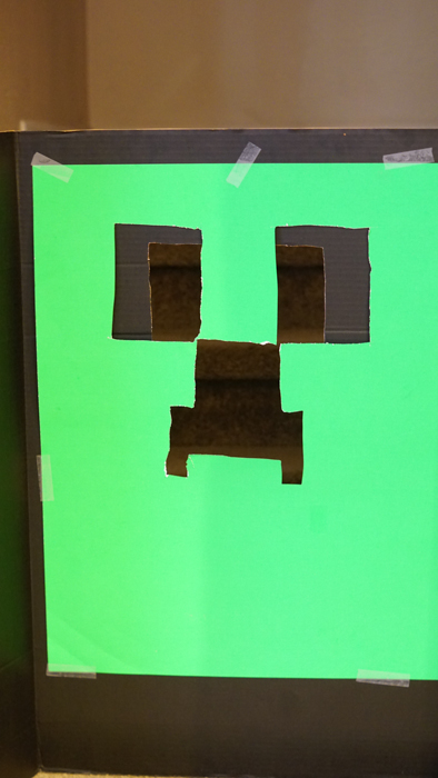 DIY Creeper game for Minecraft party