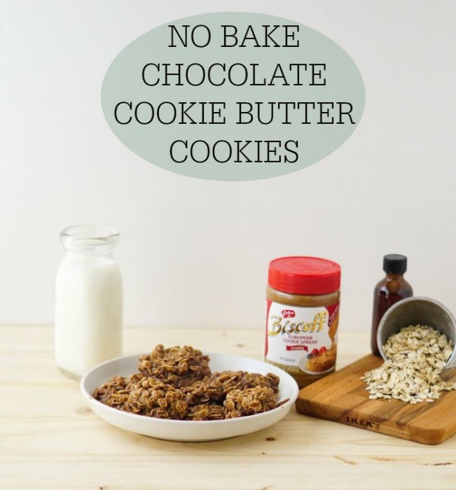 No Bake Chocolate Cookie Butter Cookie Recipe