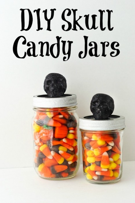 DIY Skull Candy Jars