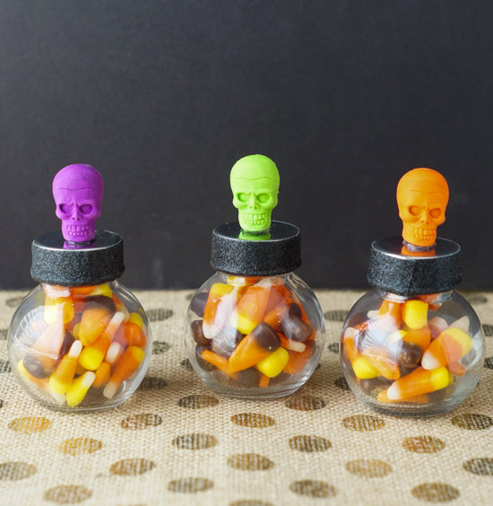 DIY Halloween Candy Jars