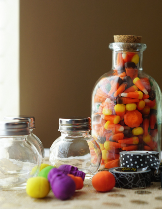 DIY Halloween Candy Jars