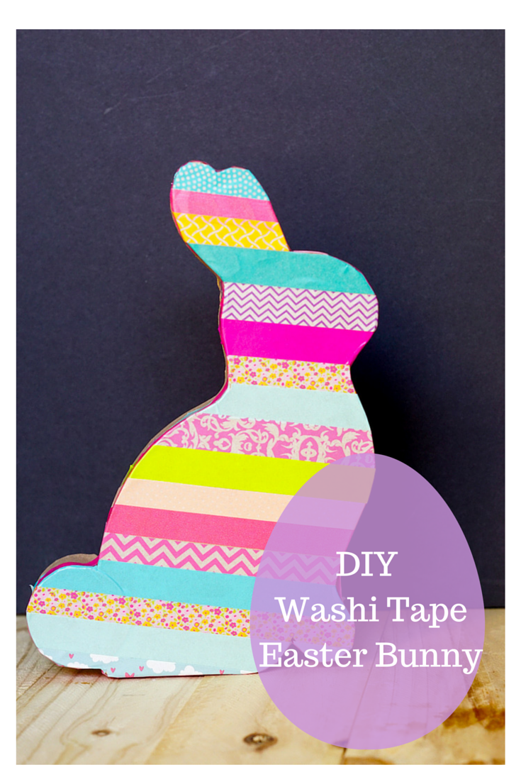 DIY Washi Tape Easter Bunny