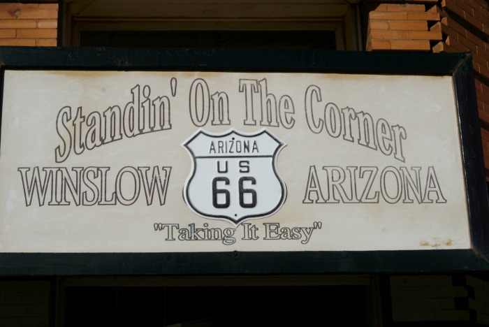Standin' On the Corner in Winslow Arizona