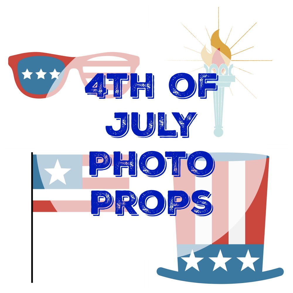 4th of July Printable Photo Props