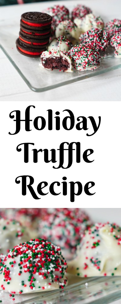 Easy Holiday Truffle Recipe Made with Holiday Oreos