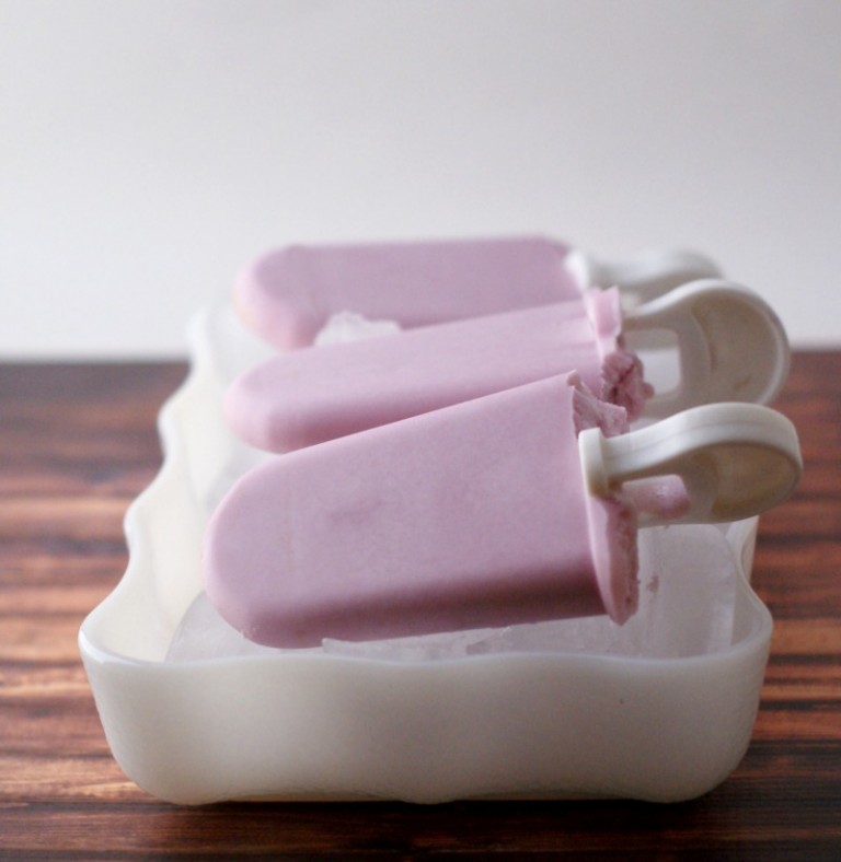 Grape Yogurt Popsicles Clever Pink Pirate