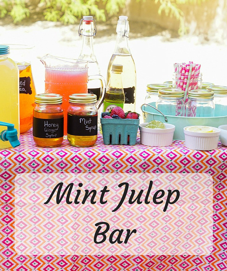 Mint Julep Bar {Recipes and Ideas} Clever Pink Pirate