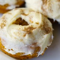 Pumpkin Cream Cheese Donuts