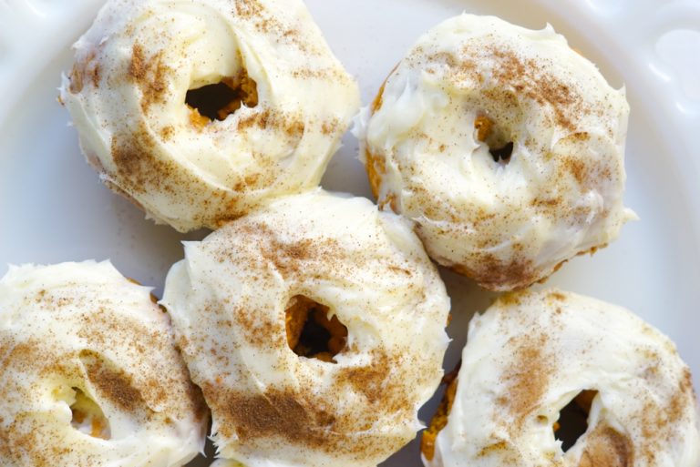 Cake Mix Pumpkin Cream Cheese Donuts Clever Pink Pirate
