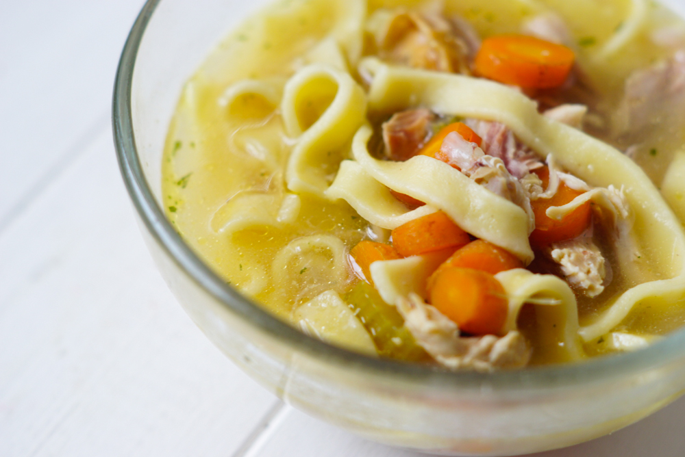 10 Minute Pressure Cooker Chicken Noodle Soup - Clever 