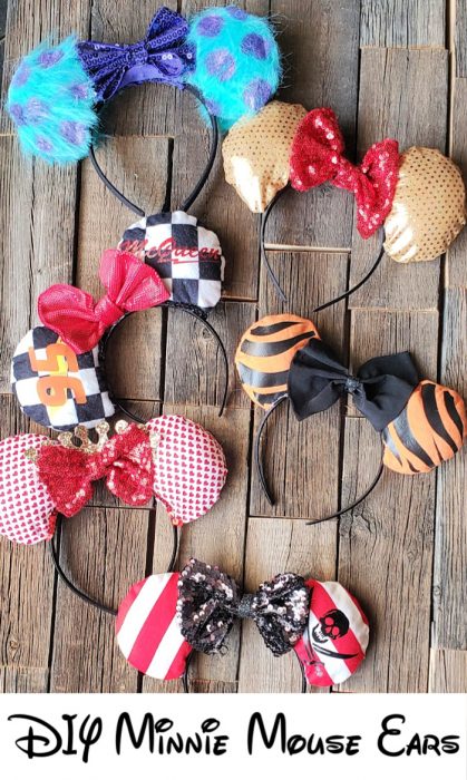 How To Make Your Own Minnie Mouse Ears Clever Pink Pirate - Diy Minnie Mouse Ears Sew